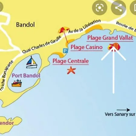 Studio A 10 M Des Plages Et A 5 Min Du Centre Ville De Bandol